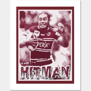 Manly Sea Eagles - Steve Matai - THE HITMAN Posters and Art